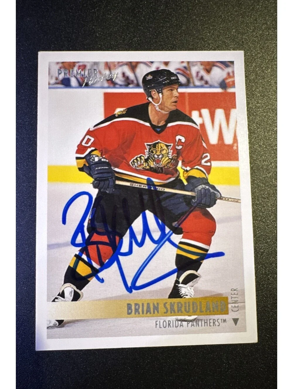 1994-95 Topps Premier - Brian Skrudland #265 - TTM Autograph No COA